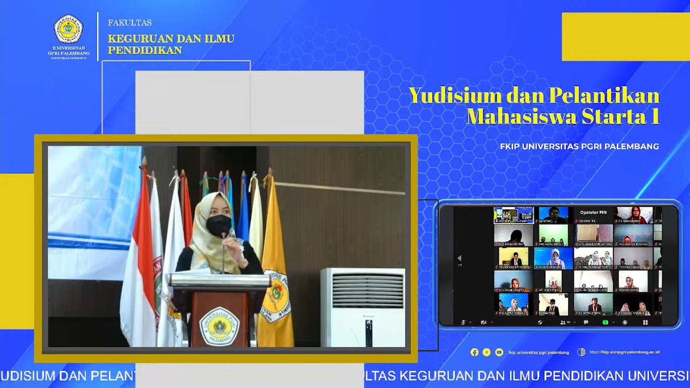 Perdana! FKIP Universitas PGRI Palembang Laksanakan Yudisium Virtual