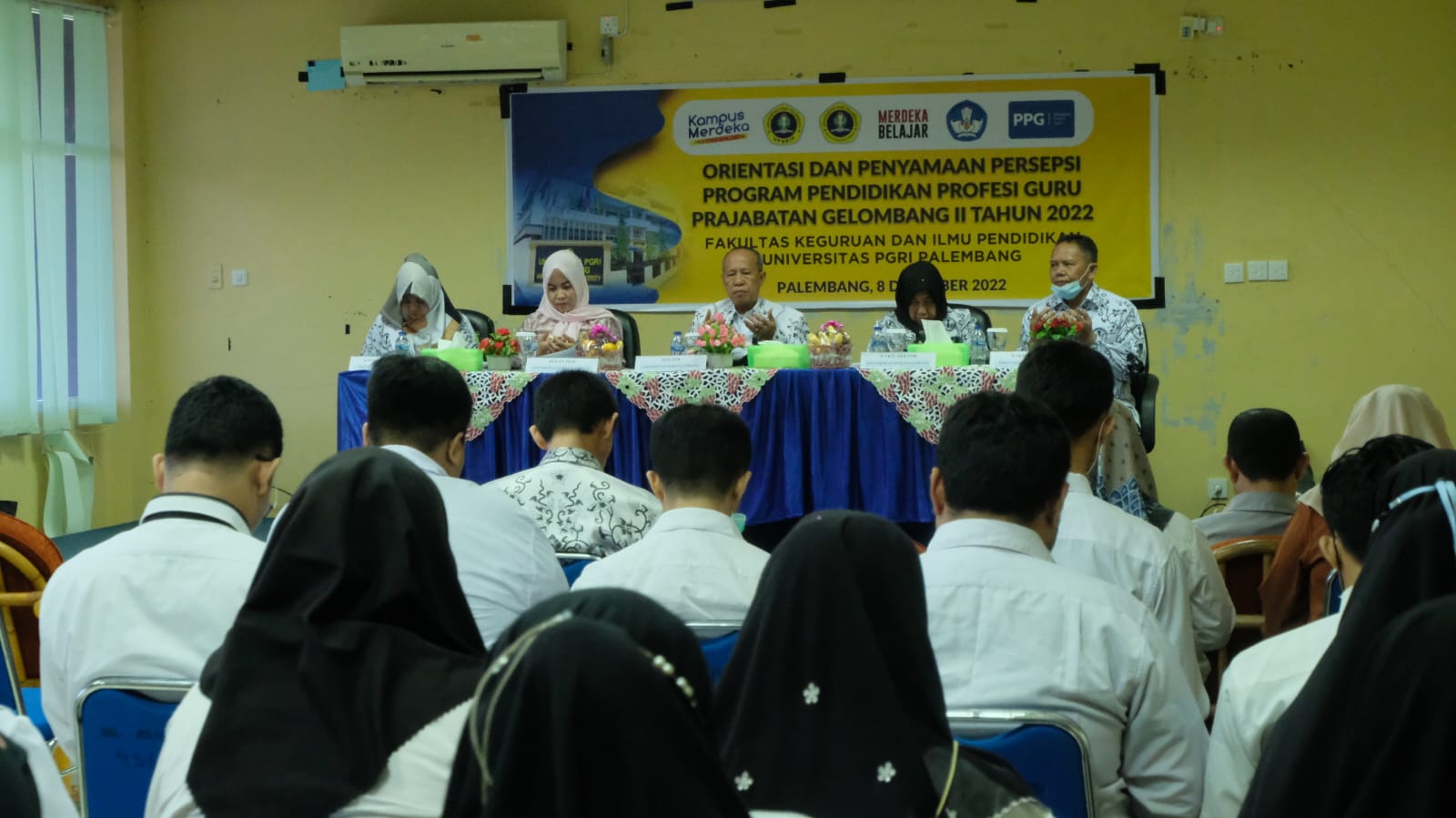 GTK Pusat Kemendikbud mempercayakan kepada Universitas PGRI Palembang  Menyelenggarakan PPG Prajabatan Pada Program Studi Pendidkan IPS  (Pendidikan geografi dan Pendidikan Sejarah) 