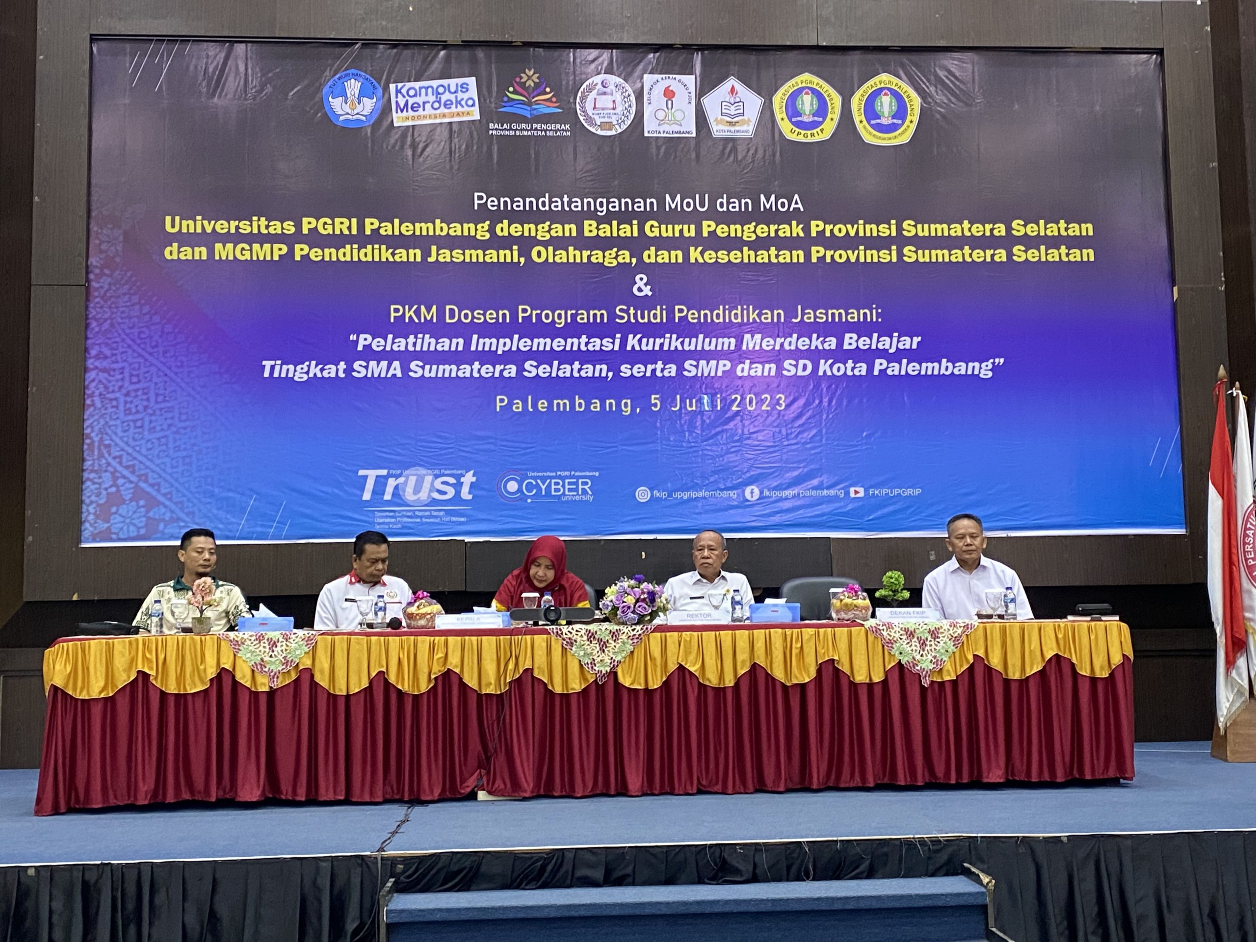Universitas PGRI Palembang Komitmen Meningkatkan Kualitas Guru PJOK
